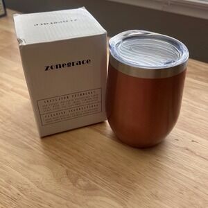 12oz‎ Wine Tumbler Stainless Steel Sip Lid Vacuum Double Wall Insulated Cup